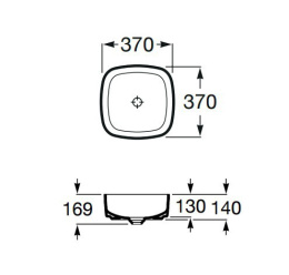 Фото Раковина Roca Inspira (327502000) белый