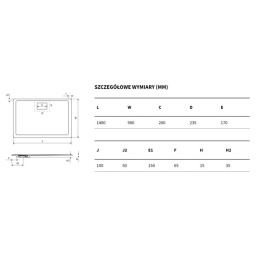 Excellent Lavano BREX.1103.140.090.WHN Поддон 140x90 см (белый)