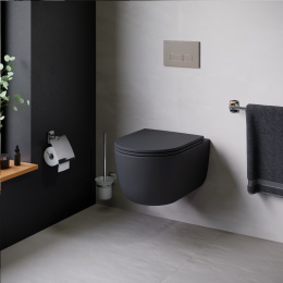 Подвесной унитаз Damixa Sirius (DX86C1700MBSC) Черный