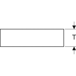 Geberit iCon 840339000 Полочка, мебельная