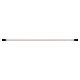 Желоб водосток Berges Super Slim SUPER Slim 800 (095054) черный, матовый