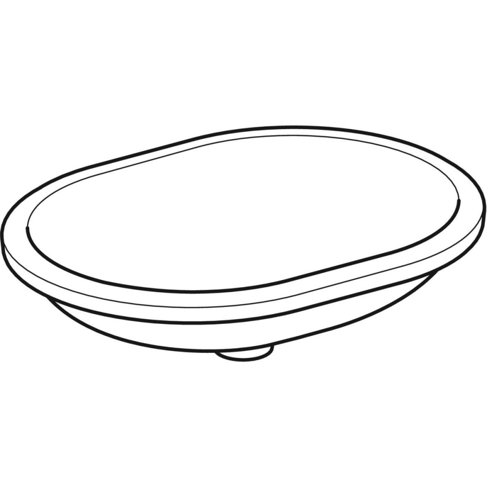 Фото Geberit Variform 500.758.01.2 Раковина, встраиваемая снизу