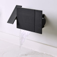 Agape Sen ASEN0912VSN Настенный смеситель для ванны, цвет: черный