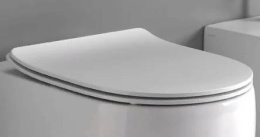 Kerasan Flo сиденье SLIM белое,крепление хром (микролифт)