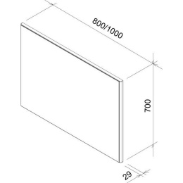 Зеркало Ravak (X000000776)