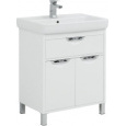 Тумба с раковиной Aquanet Gretta 70 см (00242572) белый