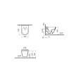 Подвесной унитаз VitrA S50 7740B003-0075 безободковый Rim-ex (Рим-экс) белый