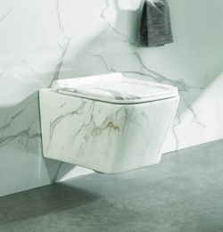 Унитаз подвесной SantiLine (SL-5007MRB)