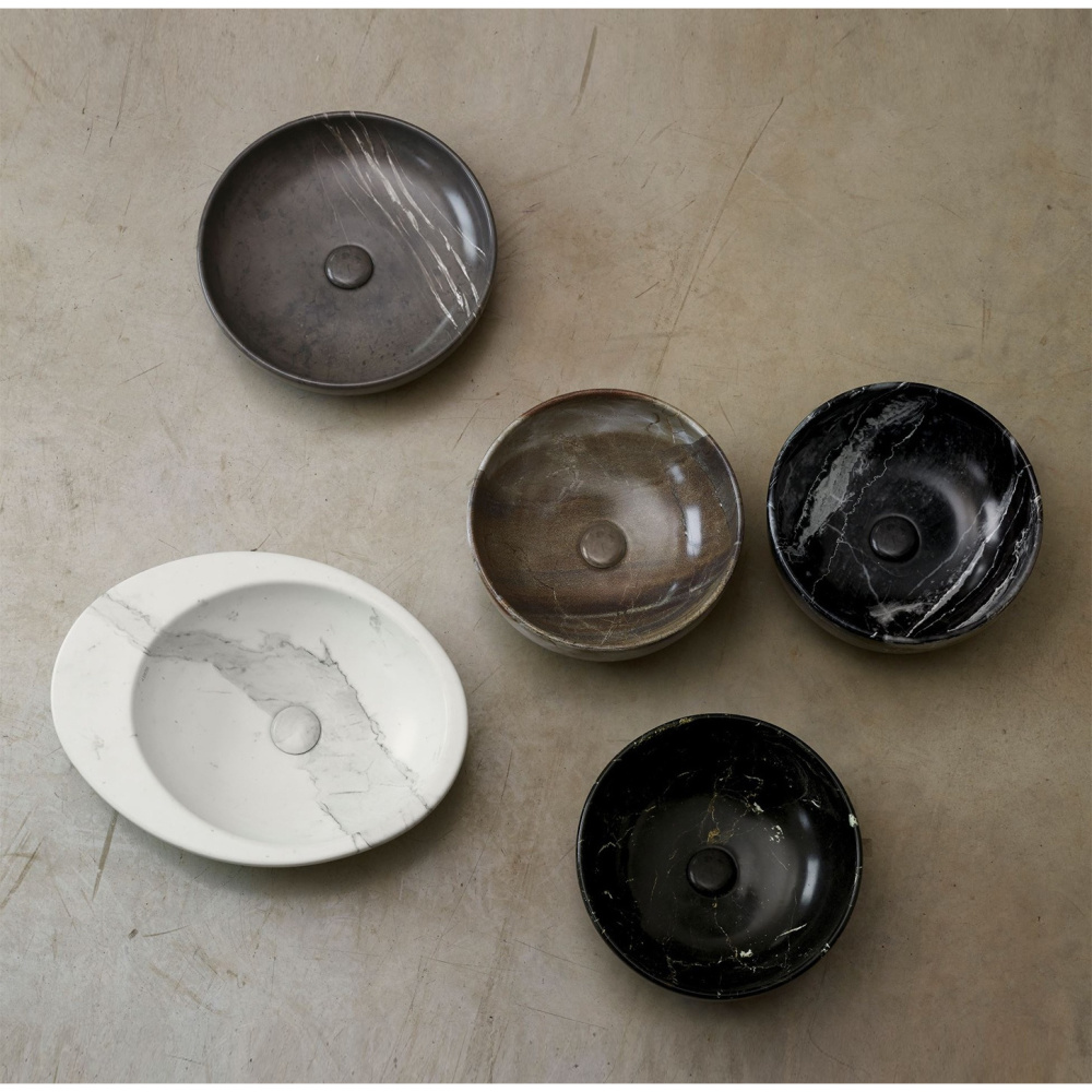Ceramica CIELO Le Giare LGLA60NM - Раковина накладная на столешницу 60*45 см (Nero Marquina)