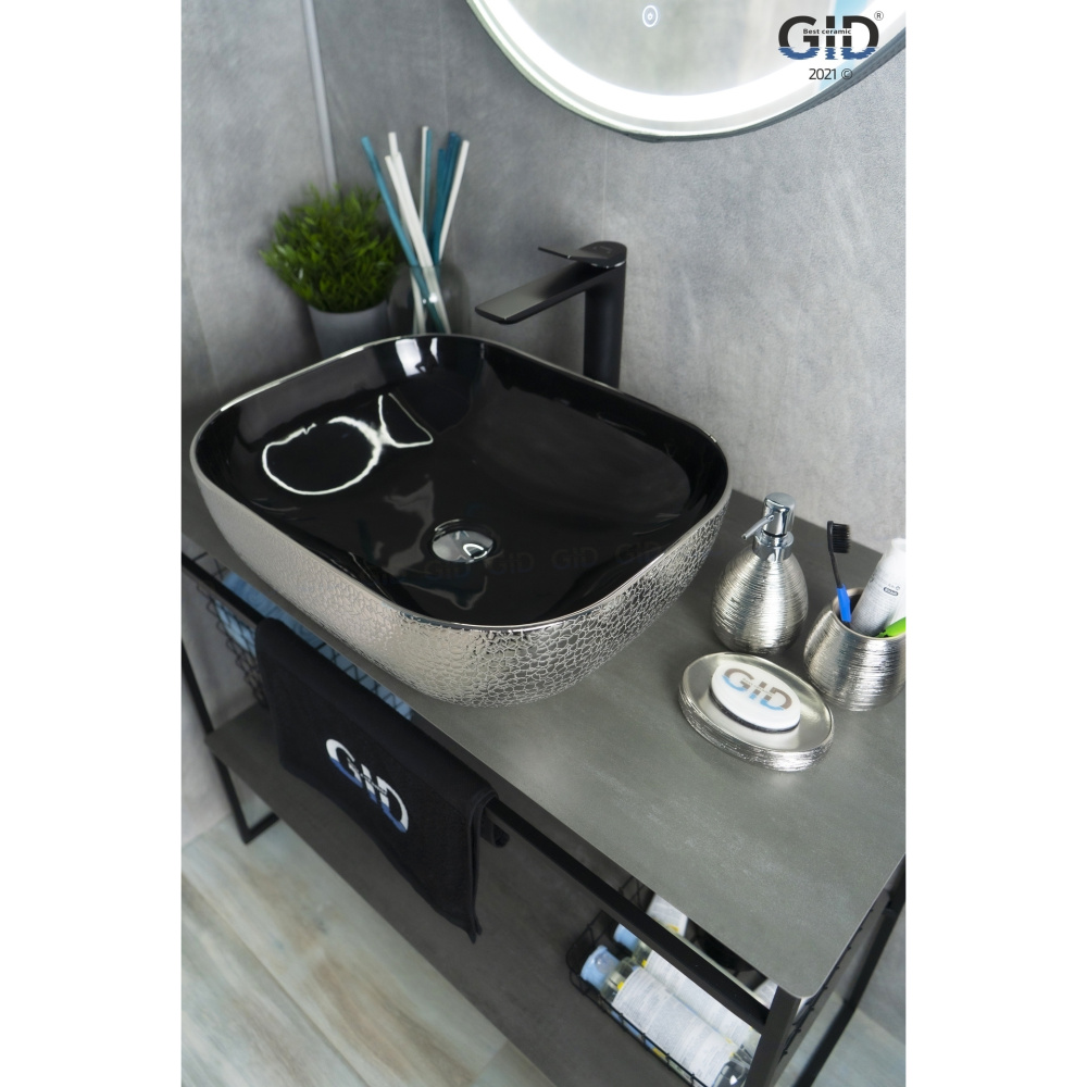 Раковина накладная Gid D1302h020