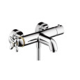 Смеситель для ванны Axor Carlton 17430840 настенный, хром / золото