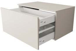 Velvex UNIQUE UNIT tpUNI.80.H40.Y.VY-221 Тумба подвесная выс. 40, выдв. ящик, внутр. ящик, шелк шамп