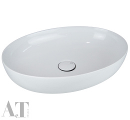 Раковина накладная 55.5 см AeT Elite (L616T0R0V0101) белый матовый