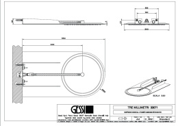 Фото Верхний душ Gessi Tremillimetri Tondo (33071#238) сталь полированная