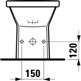 Биде Laufen Living 3243.1 напольное