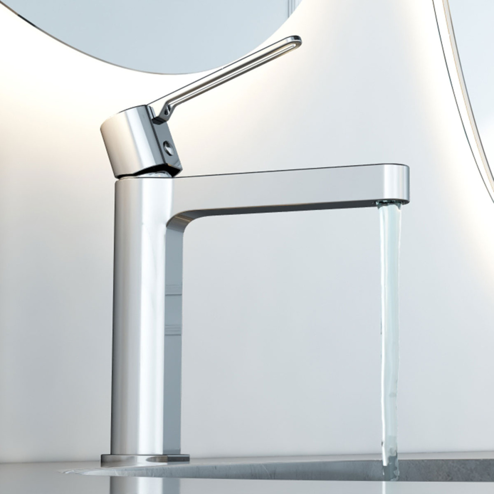 Фото Смеситель для раковины Vincea Rondo (VBF-1R1CH) хром