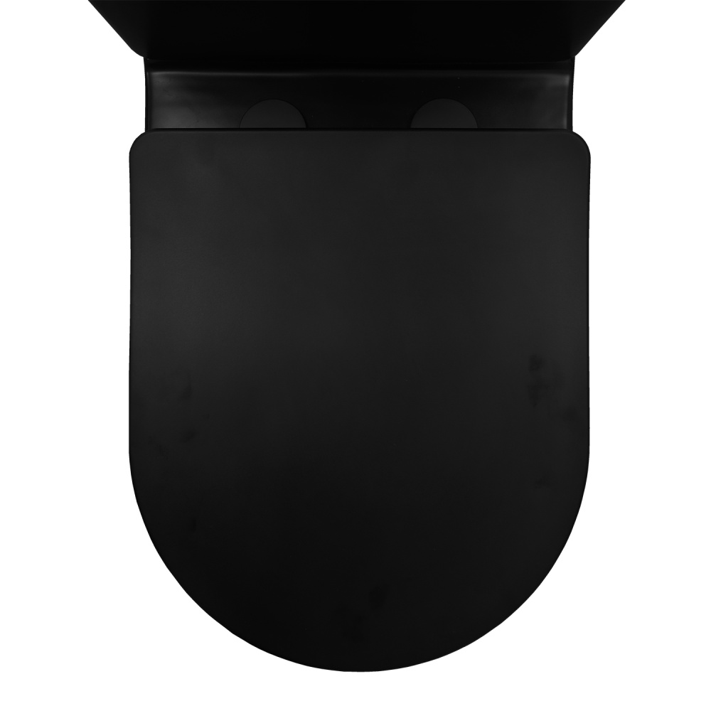 Унитаз-компакт Azario Black Queen (AZ-8380) Черный матовый