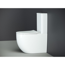 Унитаз-компакт Ceramicanova MIA CN1801 с горизонтальным выпуском белый