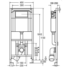 Инсталляция Viega с безободковым унитазом Duravit D-Code 606664/45700900A1/596323/0067390000, белый