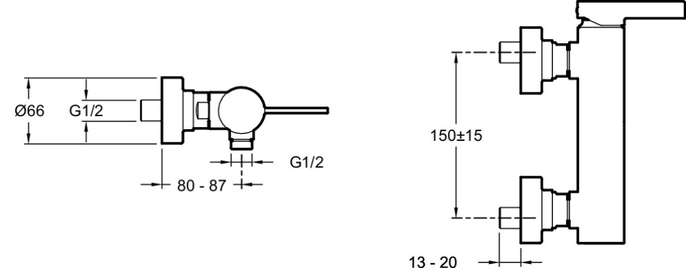 Фото Смеситель Jacob Delafon Stillnes E12779-4-CP для душа