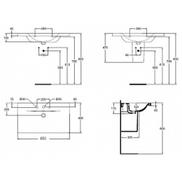 Ideal Standard Connect new E812701 (85 см)