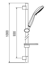 Душевой гарнитур Nobili (AD140/41CR)