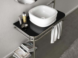 Раковина накладная 45 см ArtCeram Azuley (AZL001 01 00) белый