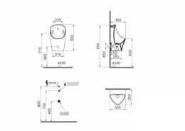 Фото Писсуар VitrA M50 8305B003-5633 настенный