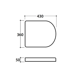 Фото Сидение с крышкой для унитаза Globo Space Concept (SA019BI) хром, белый