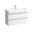 Тумба под раковину Laufen Space 4102021601031, 93 см, 2 ящика