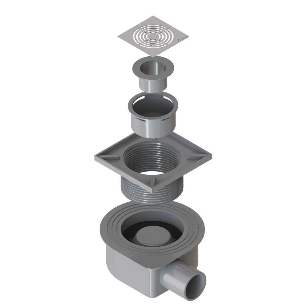 Фото Душевой трап Boheme Smart Design (984-10-CR) хром