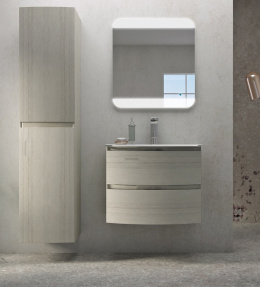 Колонна подвесная с двумя распашными дверцами, реверсивная VAGUE CEZARES 54850 Rovere sbiancato