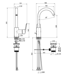 FIMA Carlo Frattini Spot F3011CR Смеситель для раковины