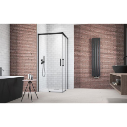 Дверь душевого уголка Radaway Idea Black KDD 100 L профиль Черный стекло прозрачное 387062-54-01L