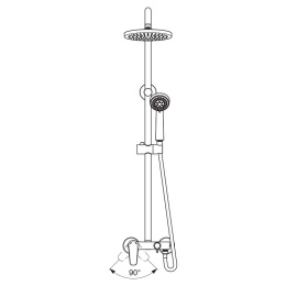 Душевая система Vidima Balance SH (BA271AA) хром