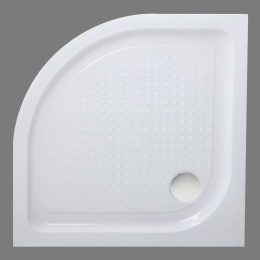 Душевой поддон BelBagno TRAY-BB-R-85-550-15-W 85 x 85 см с сифоном, четверть круга