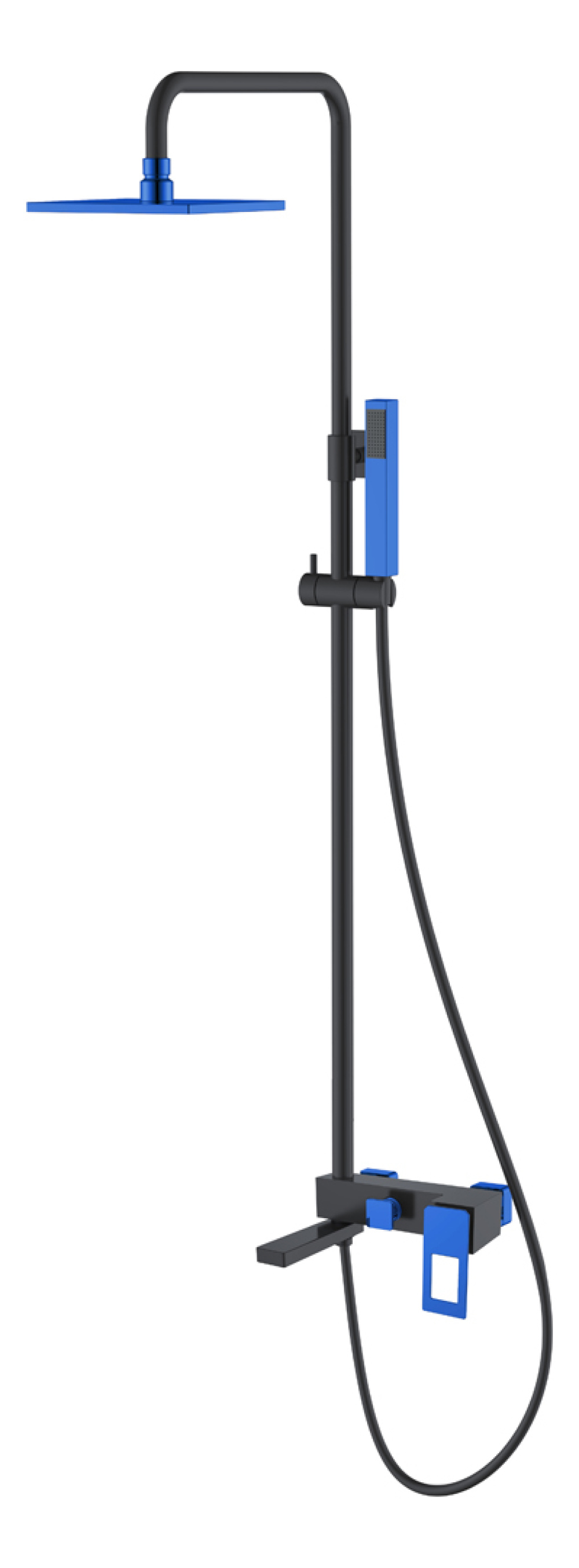 Фото Стойка для душа Boheme Q (148-BUW) черный