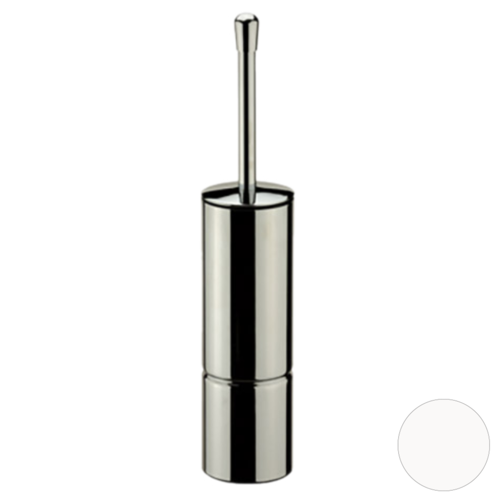Фото Ершик настенный/напольный Remer RB465BO, белый матовый