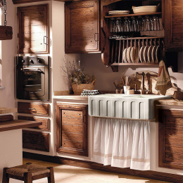 Kerasan Hannah SURREY 545001 Раковина керамическая кухонная 800x470x230 мм,без отверстия под смесите