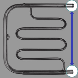 Водяной полотенцесушитель Energy Mix 50х50