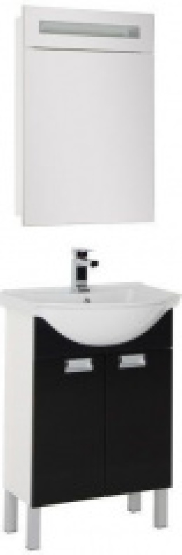 Фото Мебель для ванной Aquanet Адель 60 черный