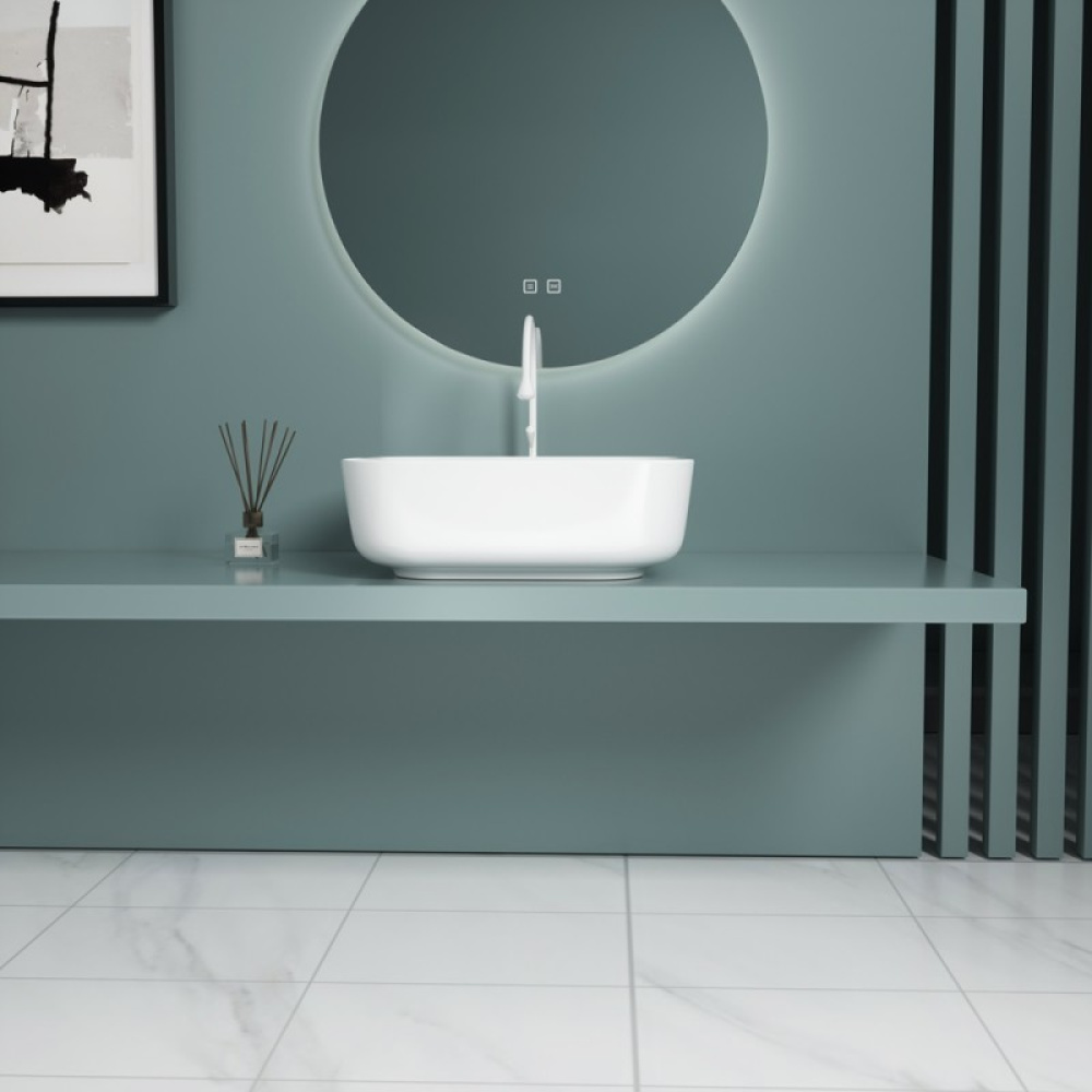 Фото Раковина накладная "ERCINA-N" (white) Esbano (ESRNERCINW) белый