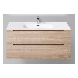 Фото Тумба под раковину Belbagno Etna ETNA-1000-2C-SO-WO-P 100 см, подвесная, цвет белый дуб