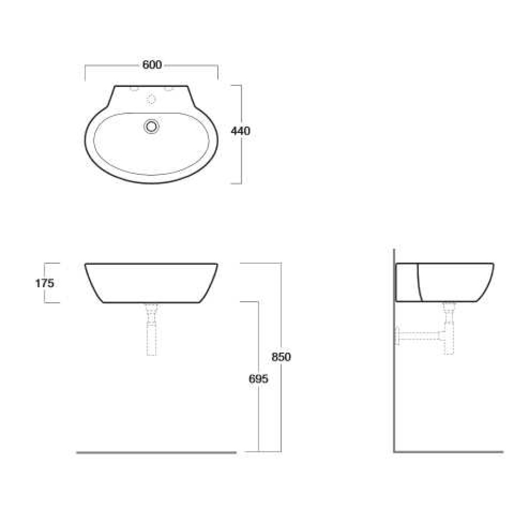 Раковина Simas Lft Spazio LFT24bi*1
