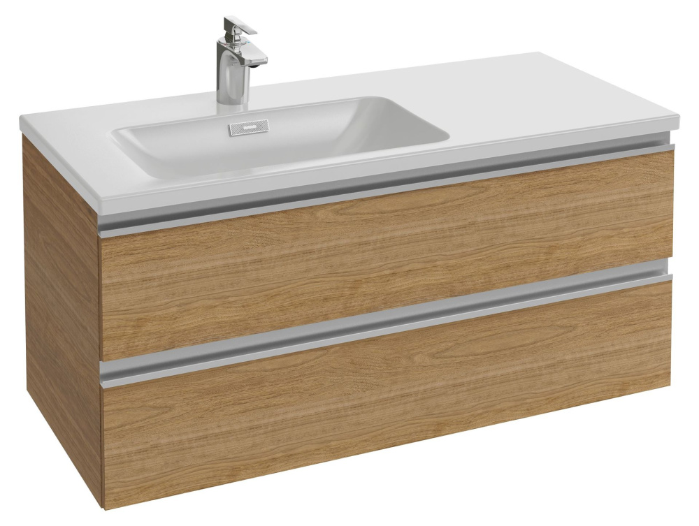 Тумба под раковину Jacob Delafon Vox 100 см, EB2025-RA-G1C, белый блестящий лак