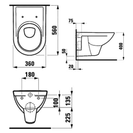 Комплект: инсталляция Grohe Rapid SL с подвесным унитазом Laufen Pro Rimless 2095.0.000.000.1