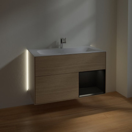 Villeroy Boch Finion G040PDPC Тумба под раковину 996х498 мм (black matt/oak veneer)