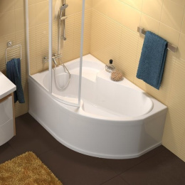 Акриловая ванна 160x105 Ravak (CM01000000), угловая, асимметричная