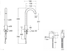 Фото Смеситель для раковины Roca Loft (5A3843C00) хром