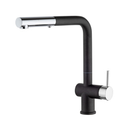 Фото Смеситель для кухни Paini Cox HD44566CR1KM черный